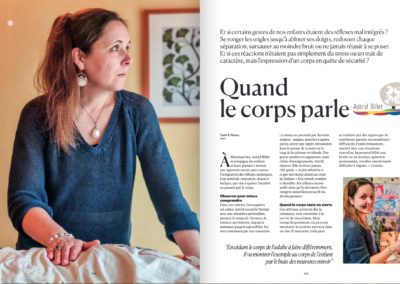 Article consacré à Astrid Billet dans Vivre le Bassin du printemps 2026